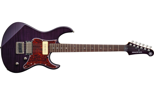 Pacifica 611 HFM Electric Guitar - Translucent Purple
