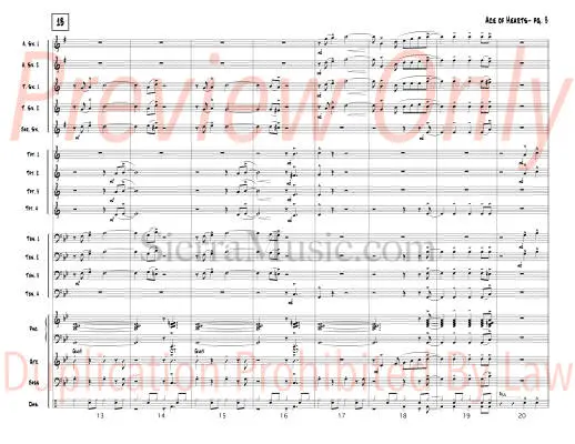 Ace 0f Hearts - Darling - Jazz Ensemble - Gr. Easy