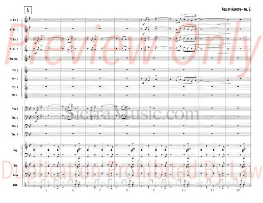 Ace 0f Hearts - Darling - Jazz Ensemble - Gr. Easy