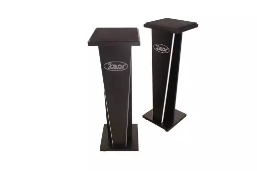 Miza V Fixed Stand, 36\'\' (Pair) - Black