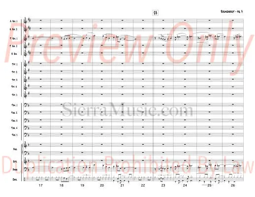 Roundabout - DeRosa - Jazz Ensemble - Gr. Medium-Advanced