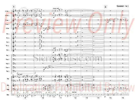Roundabout - DeRosa - Jazz Ensemble - Gr. Medium-Advanced