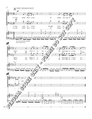 As the Ship Went Down - Woodpigeon/Chung - SATB