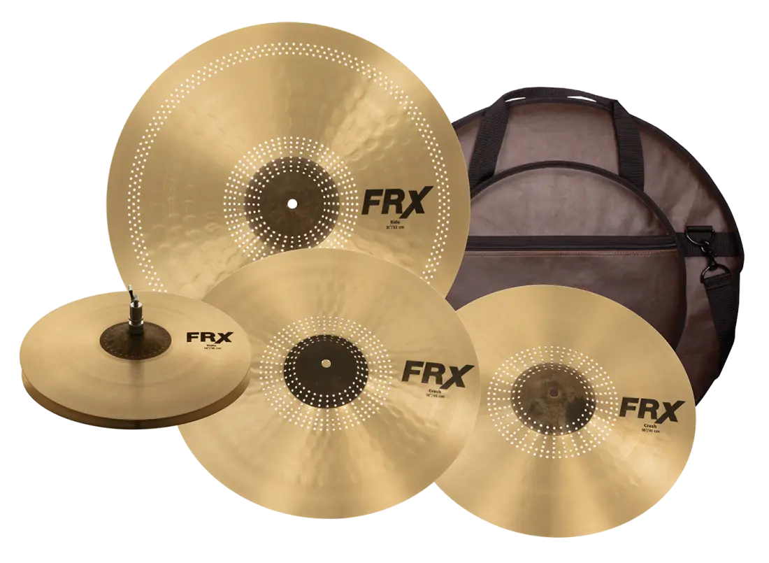 FRX PrePack Cymbal Set with Bag (14,16,18,21)