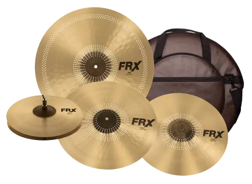 FRX PrePack Cymbal Set with Bag (14,16,18,21)