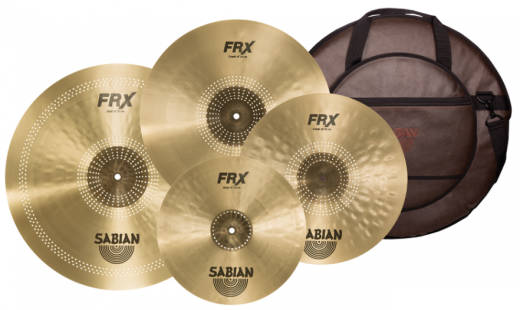 Sabian - FRX PrePack Set with 14 Hats, 16 & 18 Crash, 21 Ride, and Bag