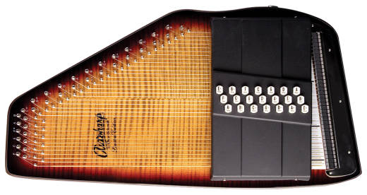 OS150FCE 21 Chord Electric Autoharp - Flame Maple