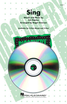 Hal Leonard - Sing (from Sesame Street) - Raposo/Emerson - VoiceTrax CD