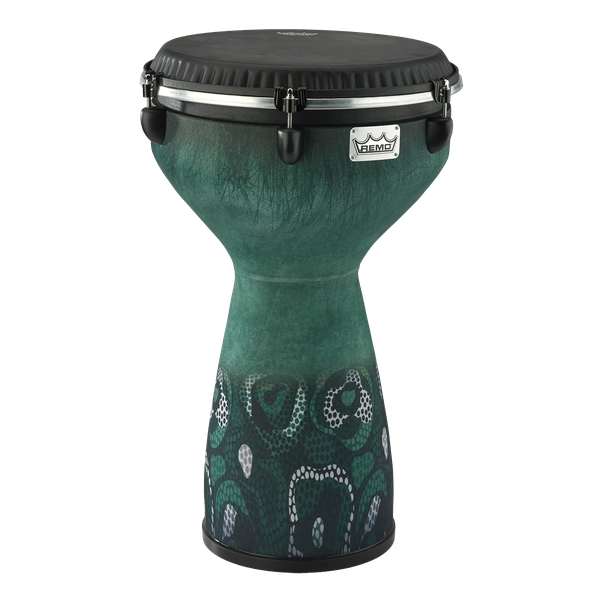 Flareout Djembe, 13\'\' - Everglade Green