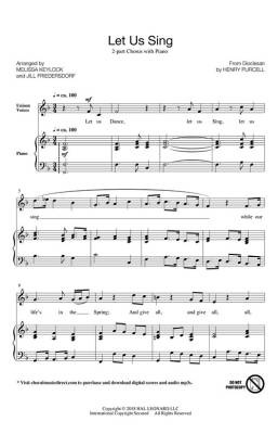 Let Us Sing - Purcell/Malvar-Keylock/Friedersdorf - 2pt