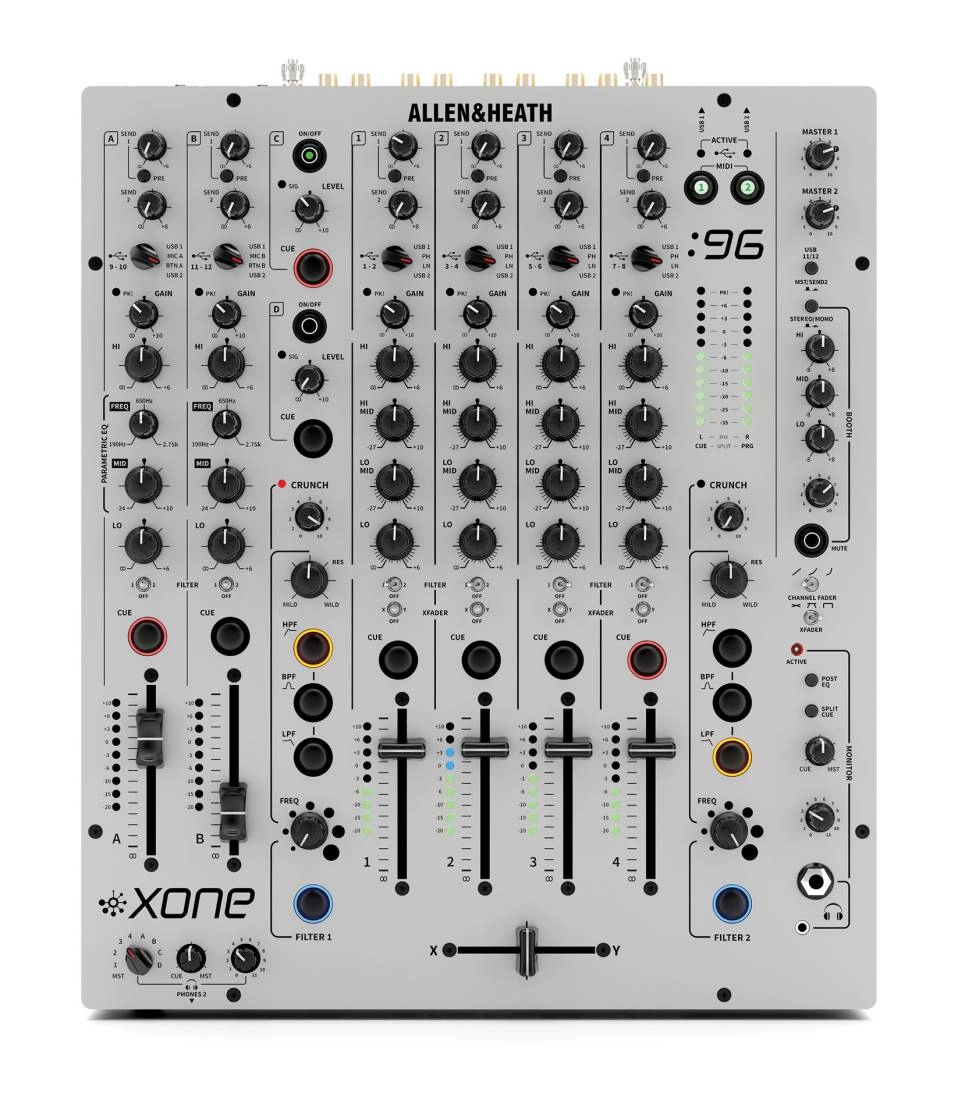 Xone:96 6+2-channel Analogue DJ Mixer w/Dual 32-bit USB Soundcards