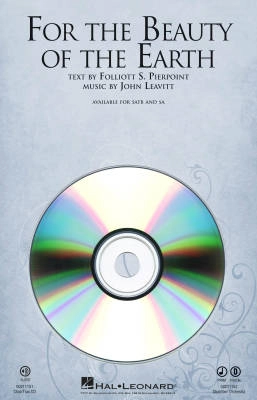 Hal Leonard - For the Beauty of the Earth - Pierpoint/Leavitt - CD de ChoirTrax