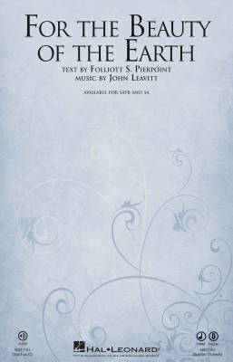 Hal Leonard - For the Beauty of the Earth - Pierpoint/Leavitt - Chamber Orchestra Accompaniment
