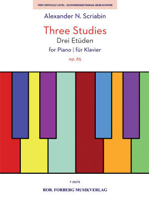 Robert Forberg Musikverlag - Three Studies for Piano, Op. 65 - Scriabin - Book