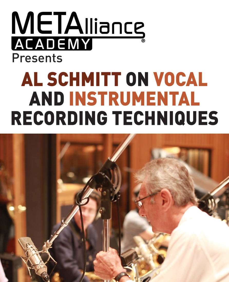 Al Schmitt on Vocal and Instrumental Recording Techniques (Metalliance Academy) - Book