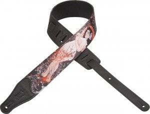 Levy's Satin Pin-Up Girl Guitar Strap - XL | Long & McQuade