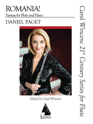 Lauren Keiser Music Publishing - Romania! Fantasy for Flute and Piano - Paget/Wincenc - Sheet Music