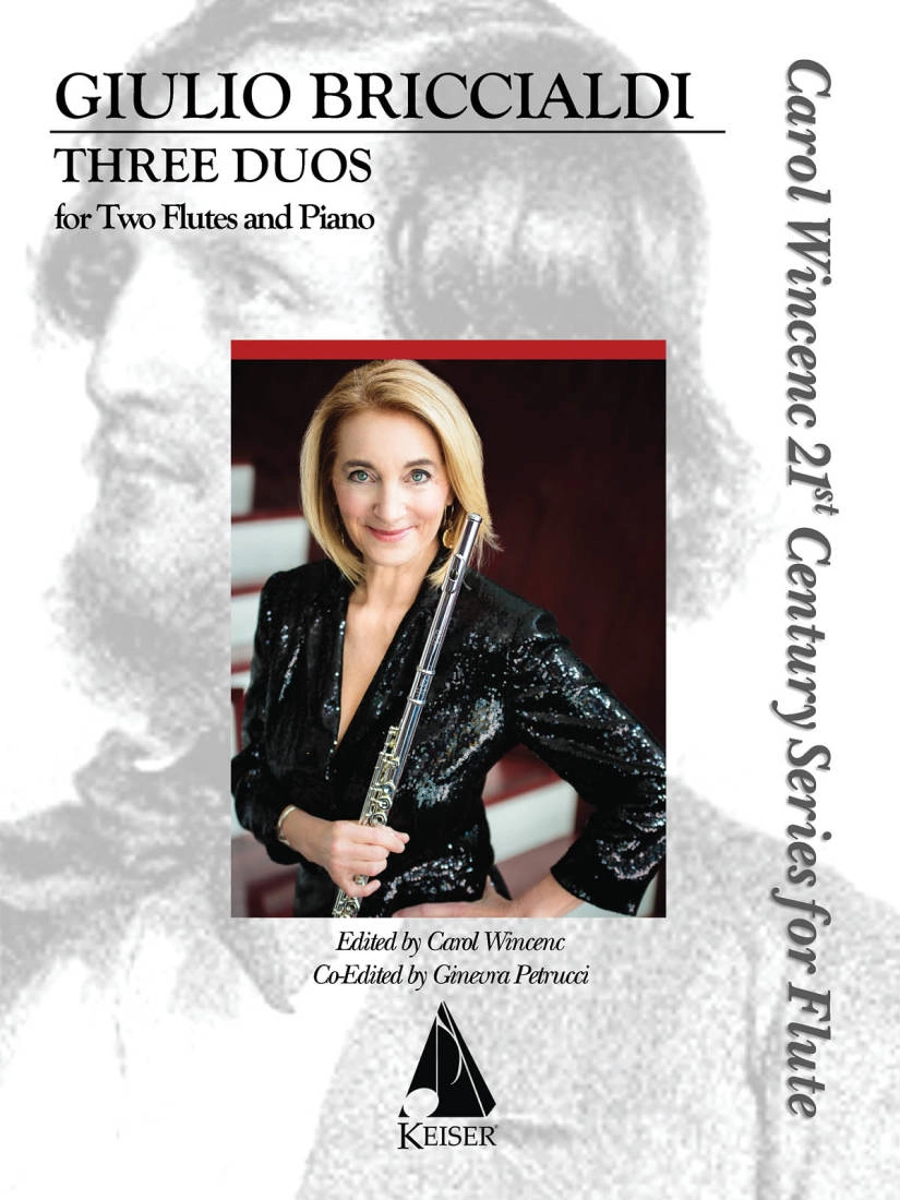 Three Duos for Two Flutes and Piano - Briccialdi/Wincenc/Petrucci -