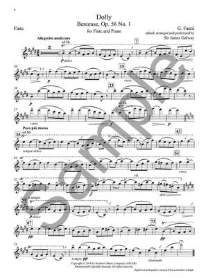 Serenades du Soir - Faure/Chopin/Satie/Galway - Flute/Piano - Book