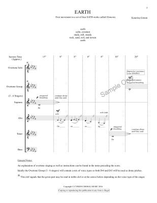 Earth (from Elements - first movement) - Gimon - SATB