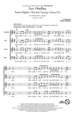 fun.: Medley from The Sing-Off - Sharon - SATB