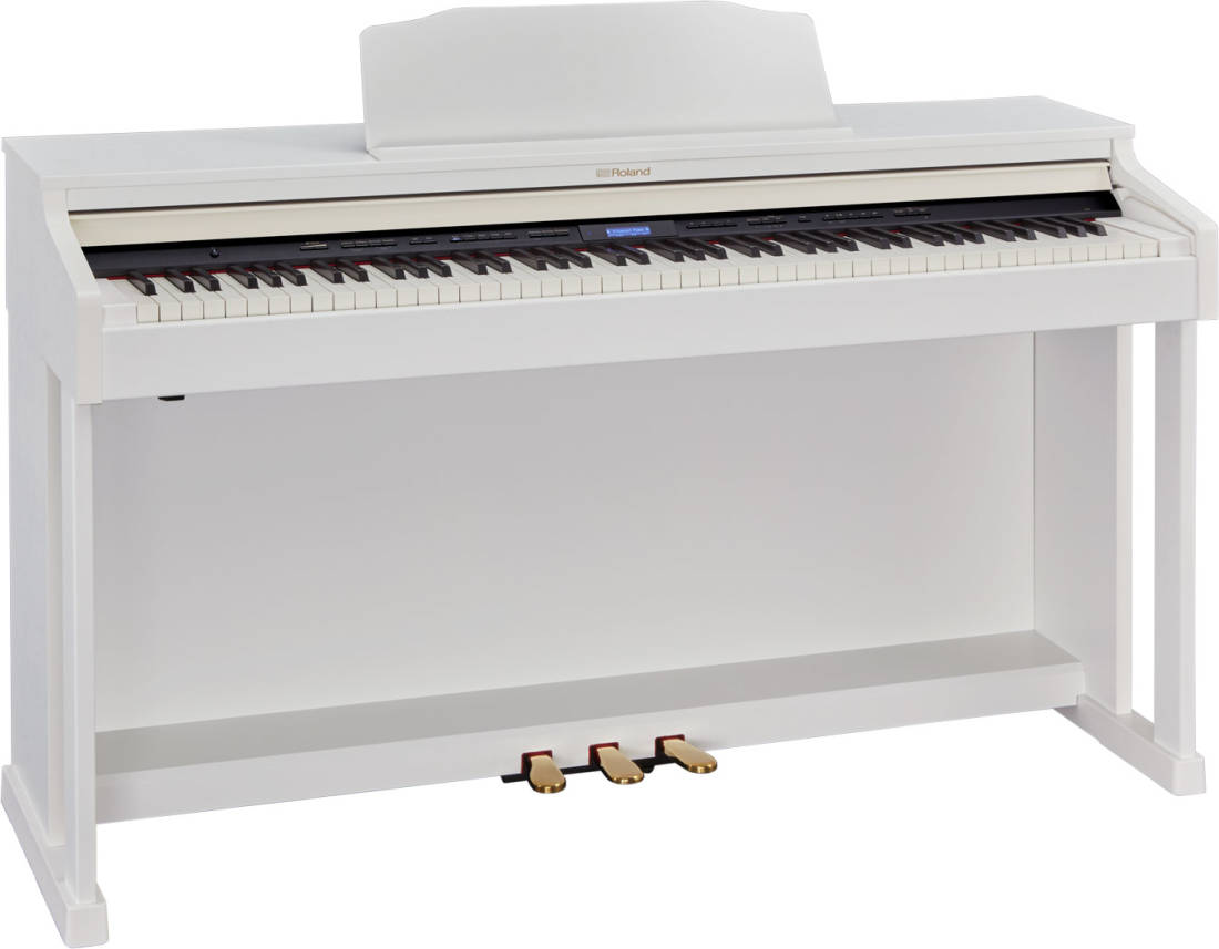 HP601 Digital Piano - White w/ Stand & Bench