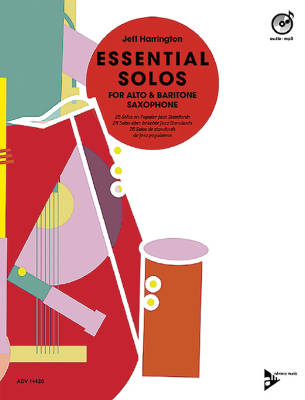 Advance Music - Essential Solos for Alto and Baritone Saxophone - Harrington - Book/CD
