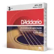 DAddario - EJ17-3D - Phosphor Bronze MEDIUM 13-56 - 3 Pack