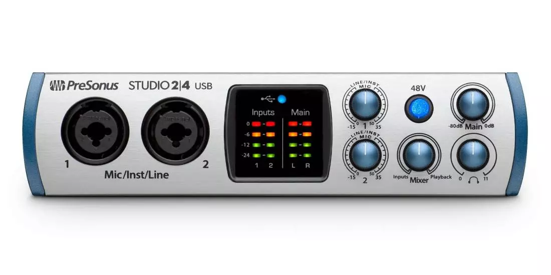 Studio 24  2x2 24-bit/192 kHz USB-C Audio Interface