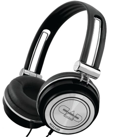 MH100 Closed-Back Studio Headphones - Black