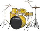 Yamaha - Rydeen 5-Piece Drum Kit (20,10,12,14,SD) with Hardware, Cymbals and Throne - Yellow