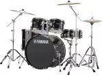 Yamaha - Rydeen 5-Piece Drum Kit (22,10,12,16,SD) with Hardware, Cymbals and Throne - Black Glitter