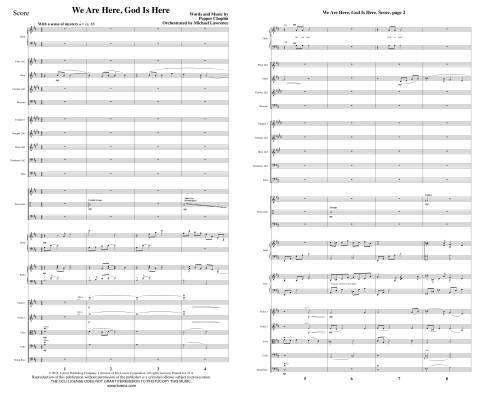 Christmas Presence: A Gathering of Hope, Peace, and Love (Cantata) - Choplin/Lawrence - Orchestral Score/Parts/CD with Printable Parts
