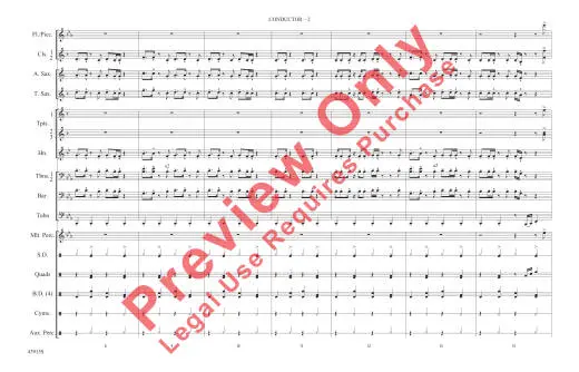 Uptown Funk - Lopez - Marching Band - Gr. 3