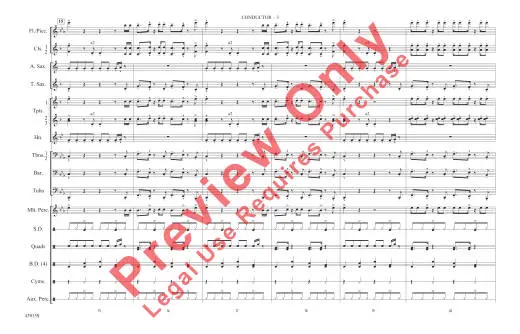 Uptown Funk - Lopez - Marching Band - Gr. 3