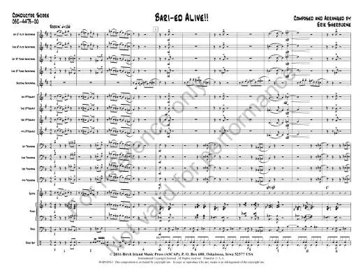 Bari-ed Alive!! - Sherburne - Jazz Ensemble - Gr. 2.5