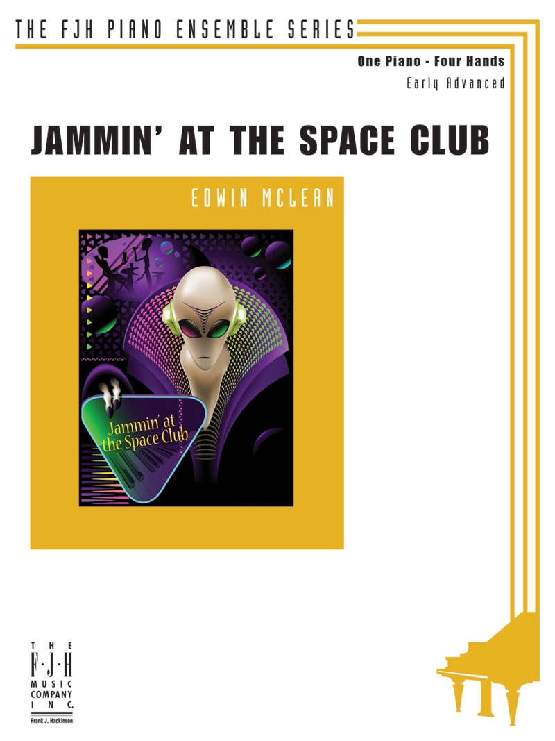 Jammin\' at the Space Club - McLean - Piano Duet (1 Piano, 4 Hands)