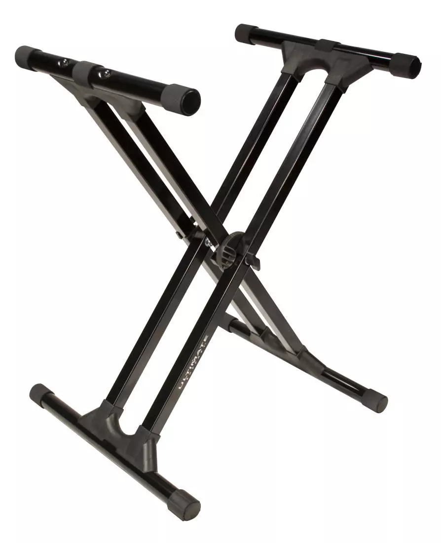 Double Braced Keyboard Stand - Black