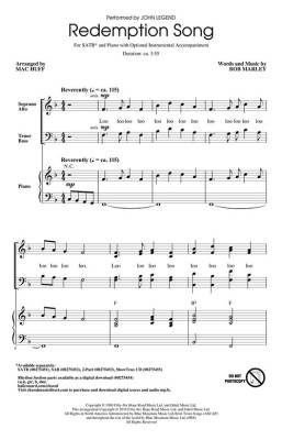 Redemption Song - Marley/Huff - SATB