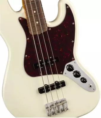 Classic Series\'60s Jazz Bass laqu, touche Pau Ferro, Olympic White