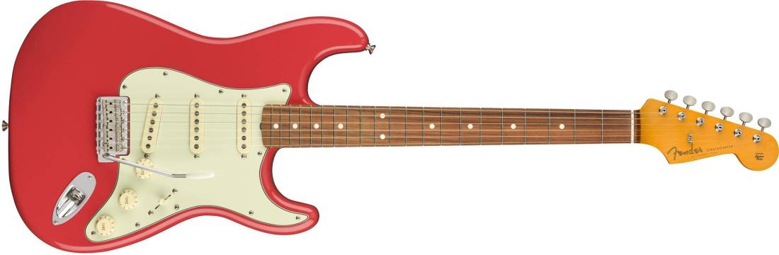 Fender Musical Instruments - Classic Series '60s Stratocaster Lacquer, Pau  Ferro Fingerboard, Fiesta Red