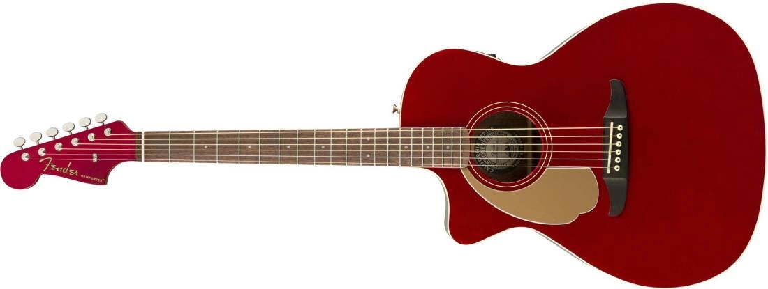 Newporter Player gaucher, touche en noyer - Candy Apple Red