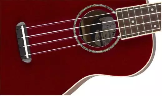 Zuma Concert Uke, Walnut Fingerboard, Candy Apple Red