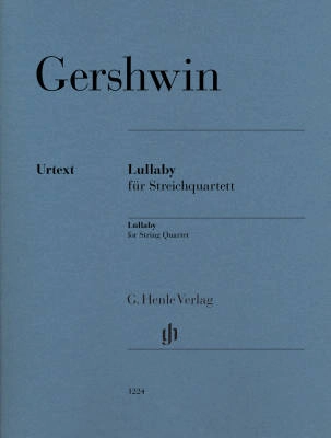 G. Henle Verlag - Lullaby - Gershwin/Gertsch - String Quartet - Parts Set