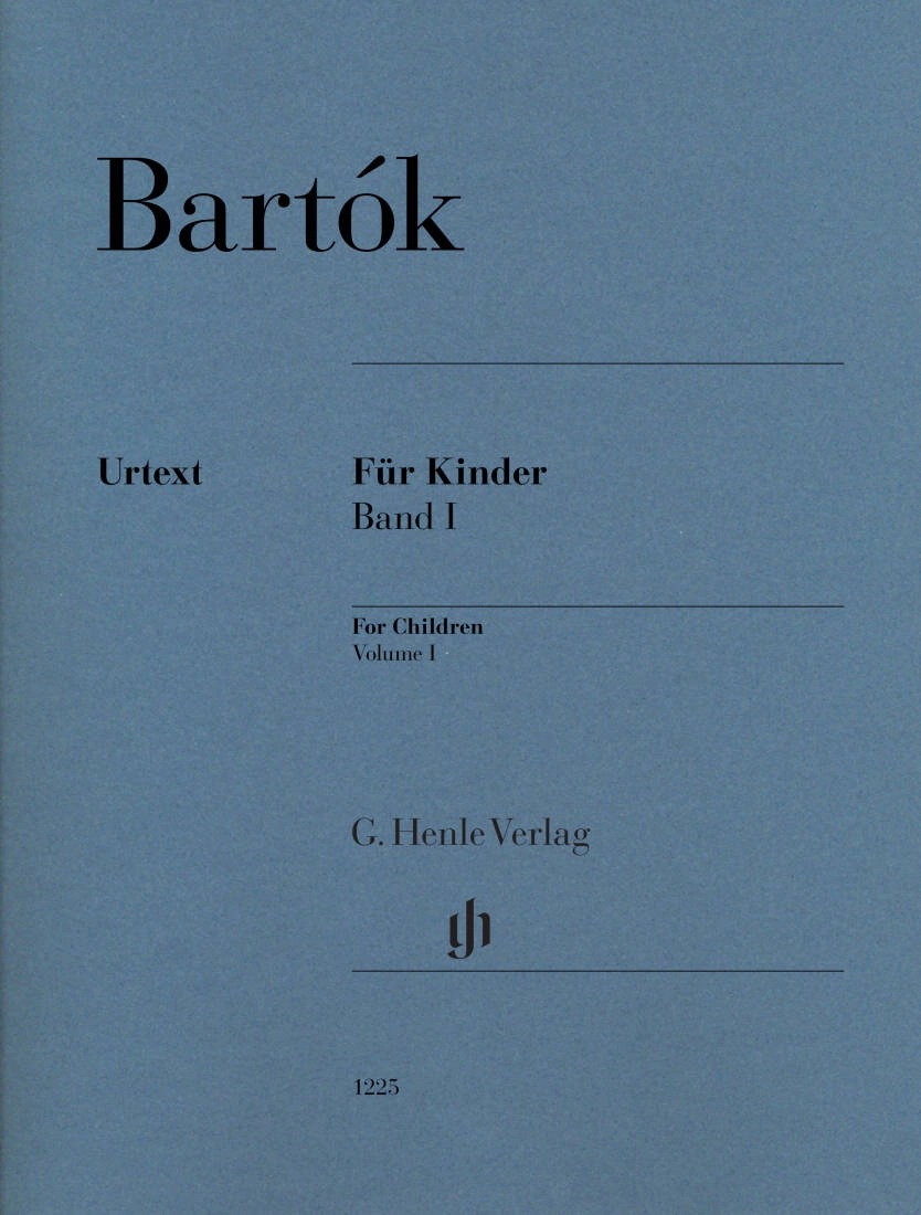 For Children, Volume I - Bartok/Lampert/Vikarius - Piano - Book