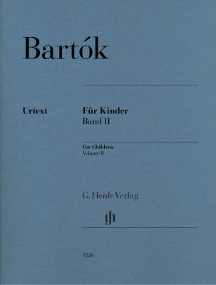 For Children, Volume II - Bartok/Lampert/Vikarius - Piano - Book