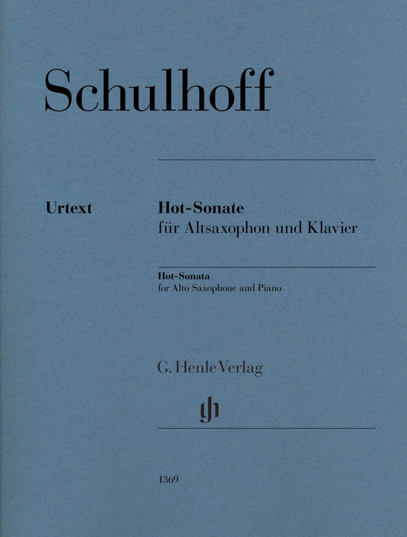 Hot-sonata - Schuloff/Lunte - Alto Saxophone/Piano - Sheet Music