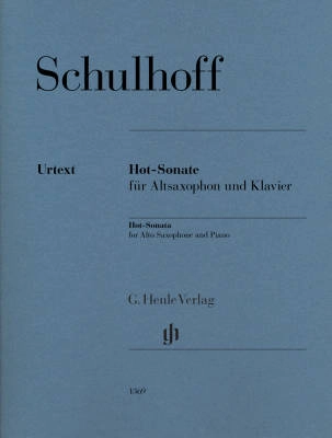 G. Henle Verlag - Hot-sonata - Schuloff/Lunte - Alto Saxophone/Piano - Sheet Music