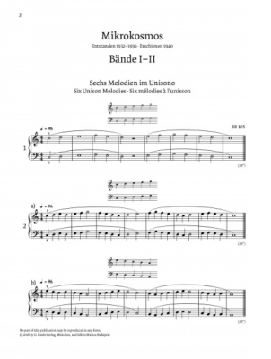 Mikrokosmos, Volumes I-II - Bartok/Nakahara - Piano - Book