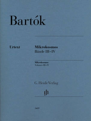 G. Henle Verlag - Mikrokosmos, Volumes III-IV - Bartok/Nakahara - Piano - Book